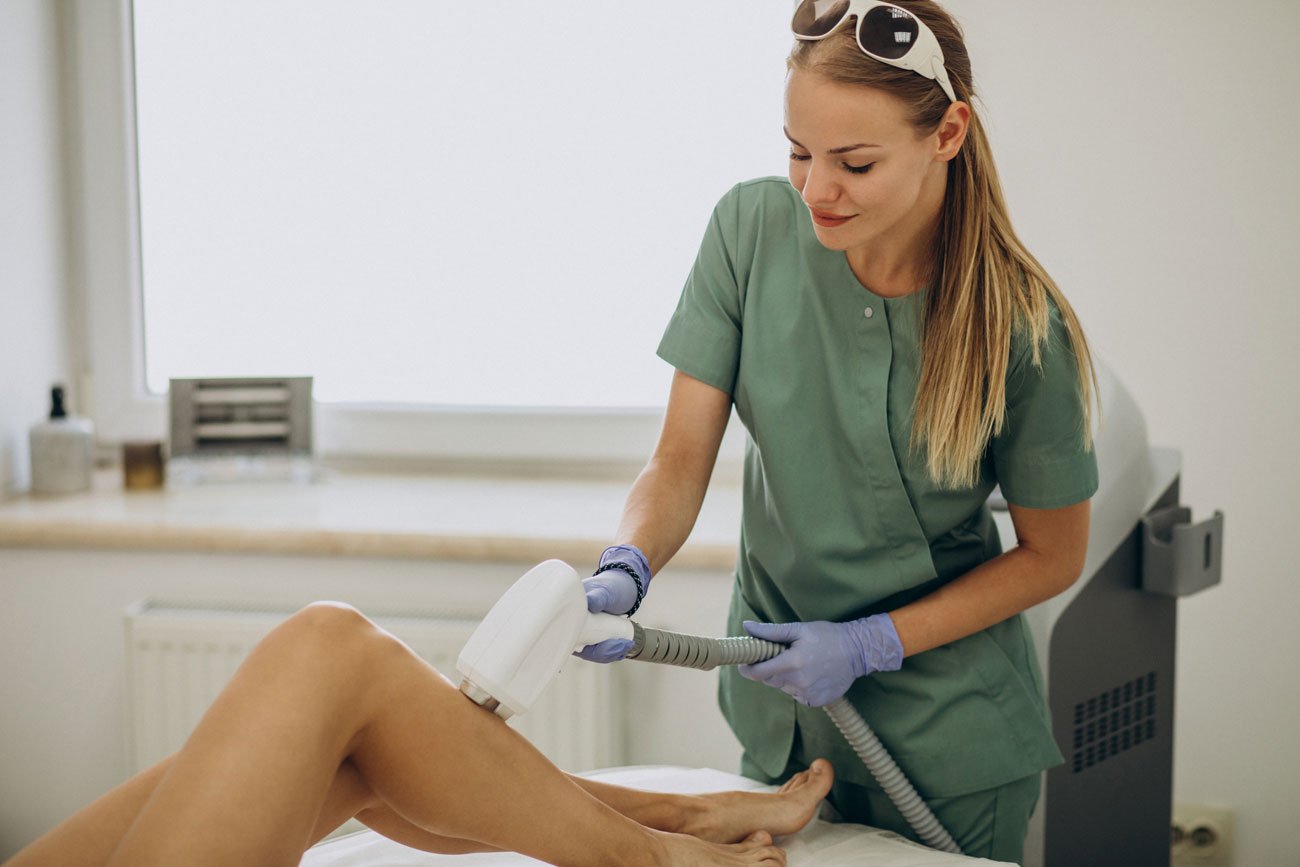 Laser hair removal treatment at FBS Beauty in Marbella