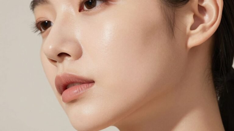 Woman with lifted, smooth skin after Ultraformer MPT treatment.