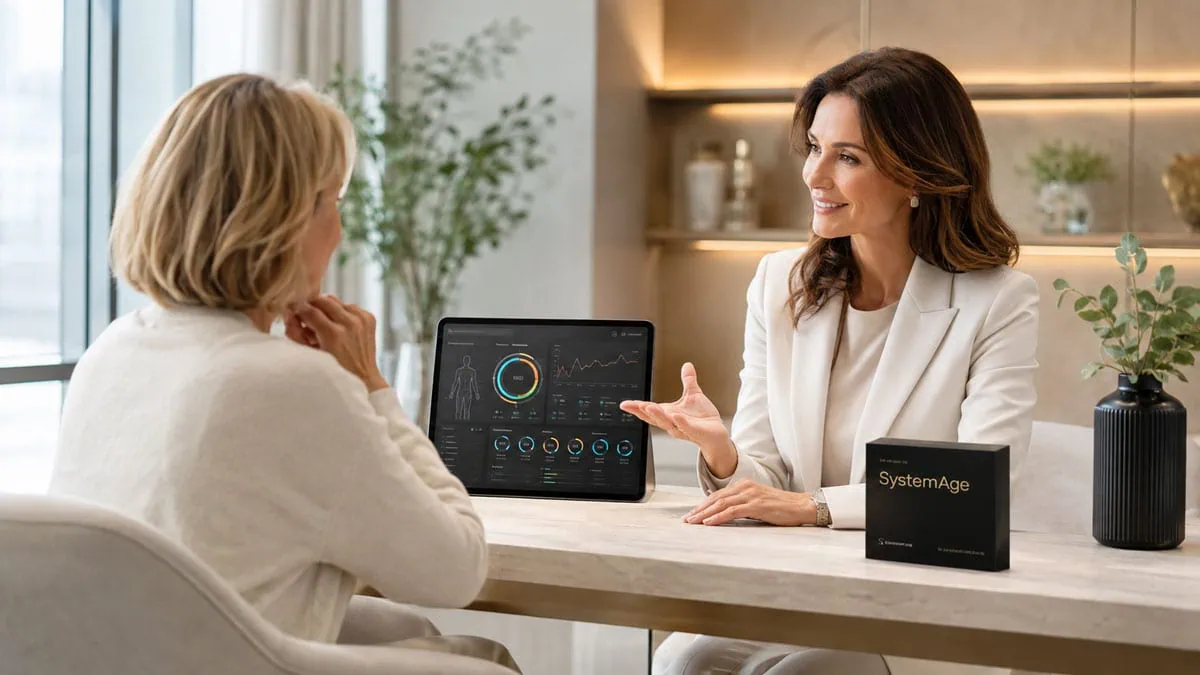 Epigenetic DNA test in Marbella with SystemAge biological age consultation