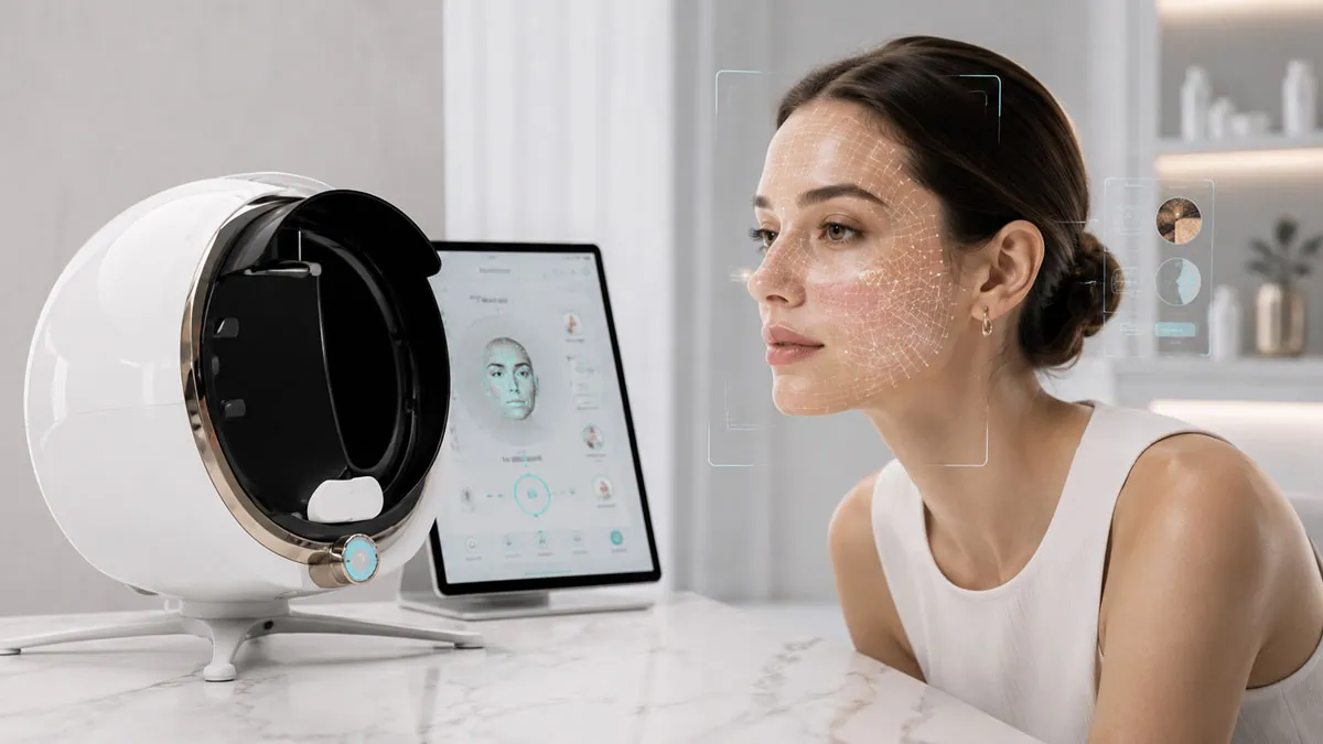 AI Skin Analysis en Marbella con escaneo digital 3D del rostro
