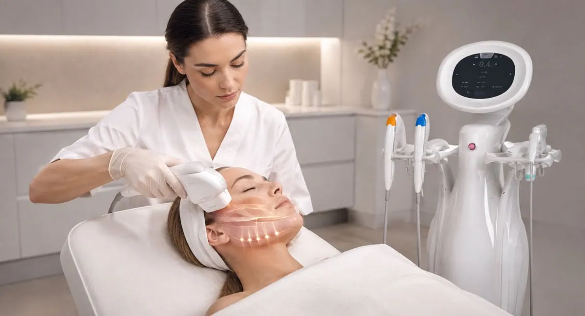 Ultraformer MPT technology using focused ultrasound for facial lifting
