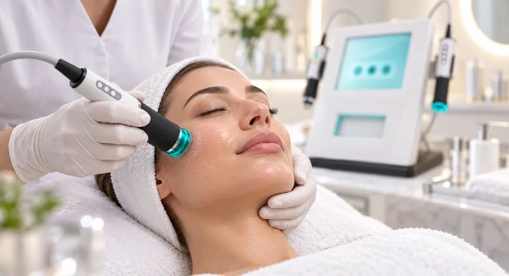 Oxygen Infusion Therapy facial treatment at FBS Beauty Marbella